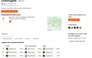 Page Strava Cyclorrygeois